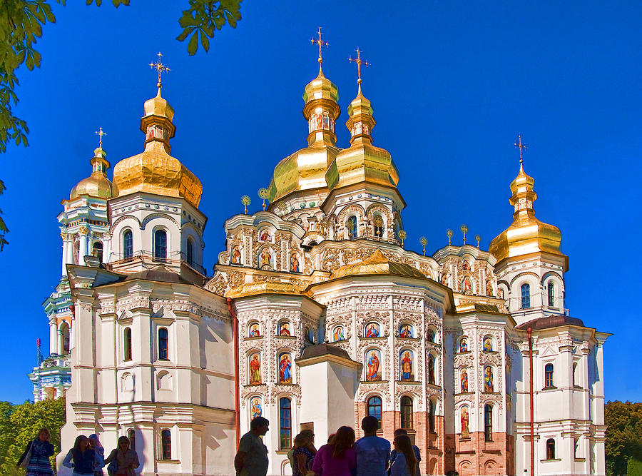 Kiev Cathedral Photograph by Dennis Cox