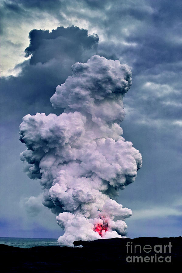 Volcano Photograph - Kilauea Eruption by Amber Crago