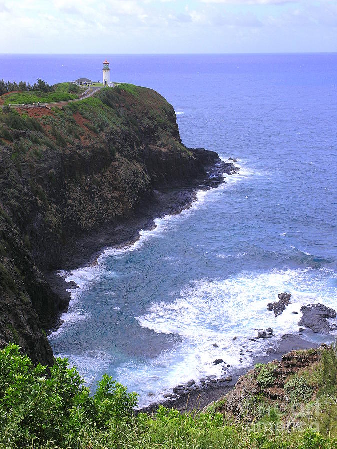 Kilauea Lighthouse and Bird Sanctuary Photograph by Mary Deal