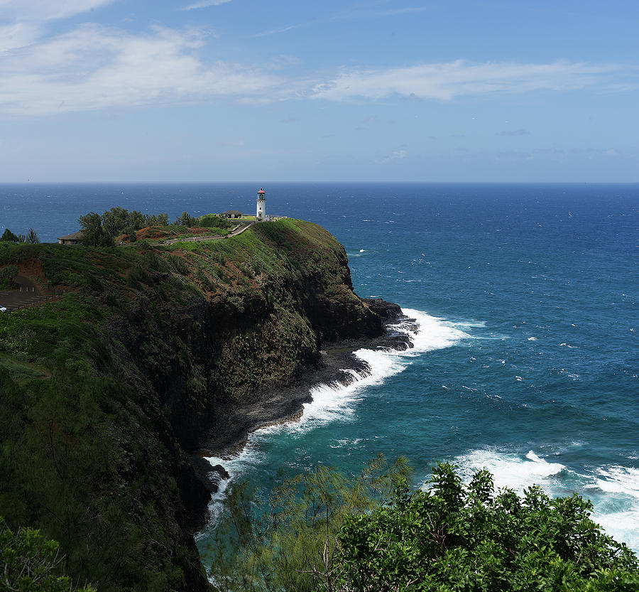 Kilauea Point and Lighthouse Photograph by Brooke Bowdren