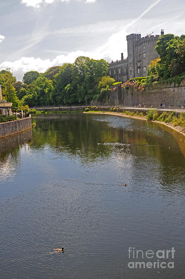Kilkenny Castle and River Nore Photograph by Cindy Murphy - NightVisions 