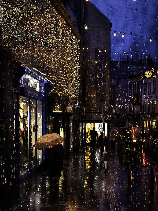 Kilkenny christmas rain Photograph by O'Carroll Fine Art America