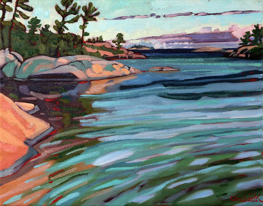 Killarney Channel East Painting by Phil Chadwick