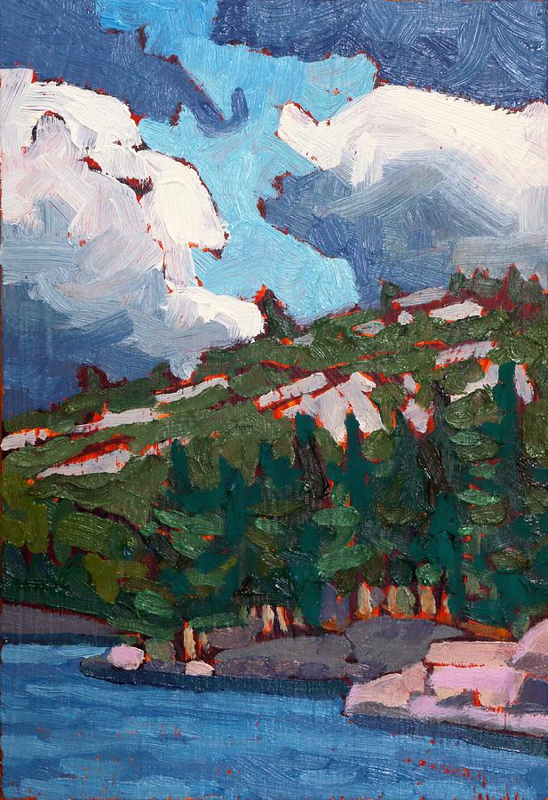 Killarney Cold Air Mass Cumulus Painting by Phil Chadwick