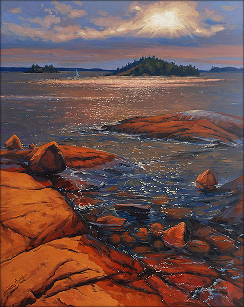 Landscape Painting - Killbear Provincial by Dmitry Oivadis Landscape Painting - Killbear Provincial by Dmitry Oivadis
