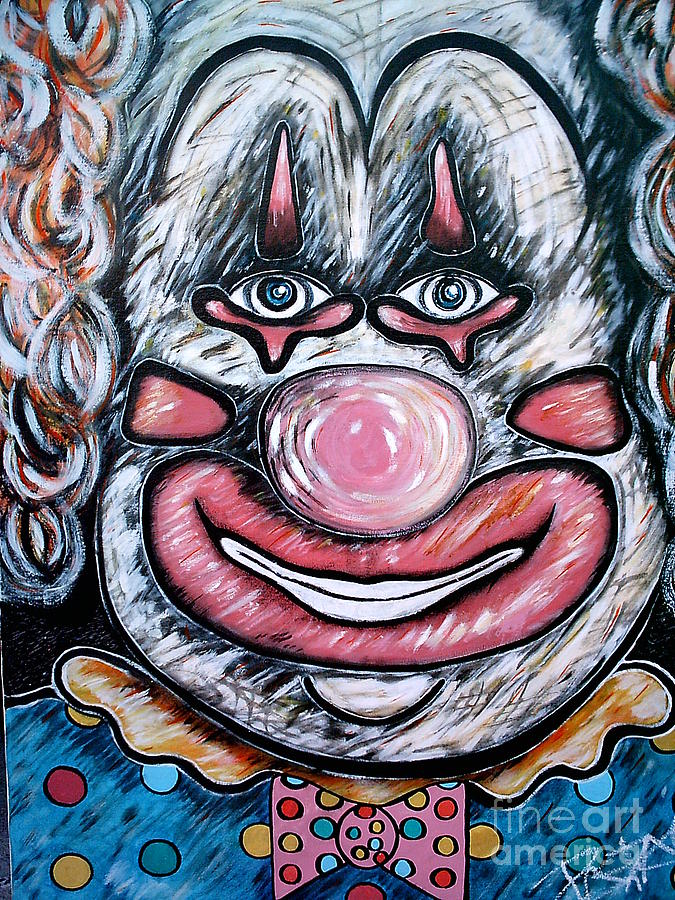 Killer Clown Painting by John Pasdach - Fine Art America