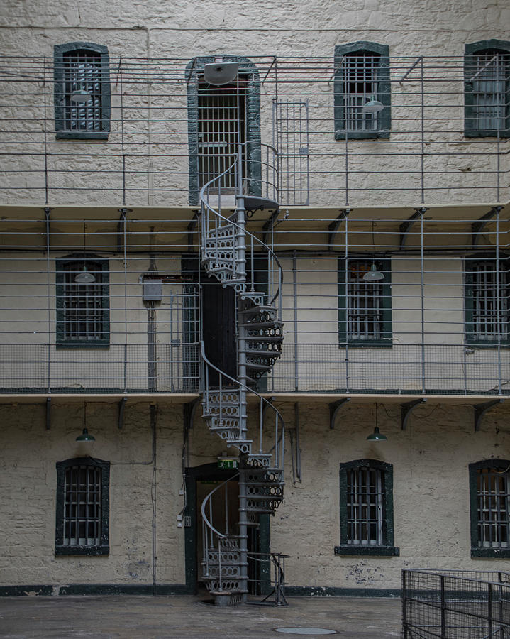 Kilmainham Gaol Spiral Stairs Photograph by Teresa Wilson