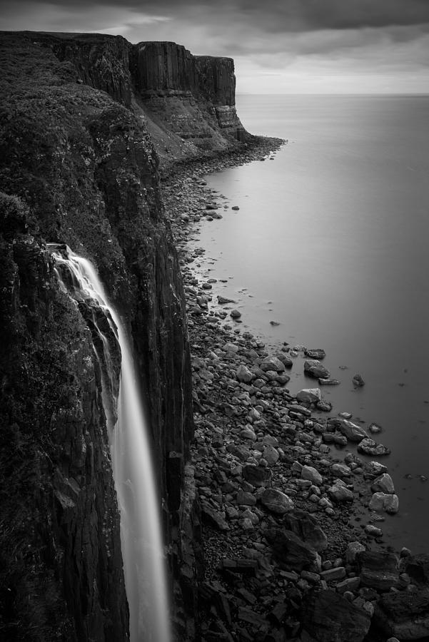 Nature Photograph - Kilt Rock Waterfall by Dave Bowman