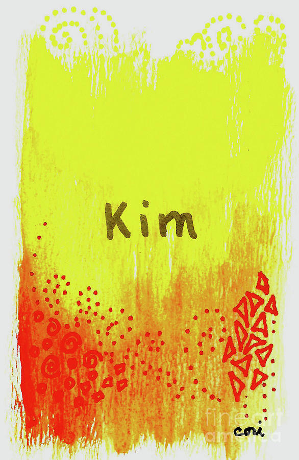Kim Painting by Corinne Carroll