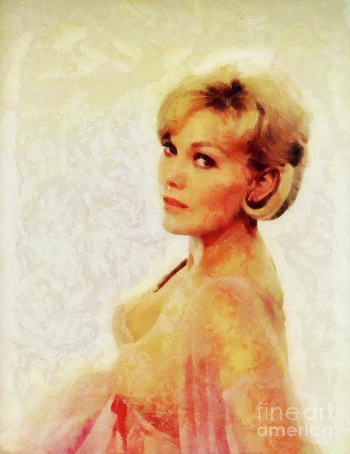 Hollywood Painting - Kim Novak, Actress by Esoterica Art Agency