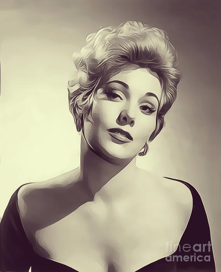 Hollywood Digital Art - Kim Novak, Vintage Actress by Esoterica Art Agency