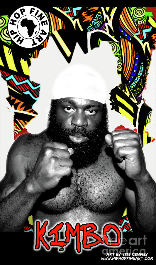 Miami Digital Art - Kimbo Slice The Ultimate Fighter by Isis Kenney