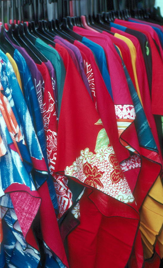 Kimonos in Japan Market Photograph by Douglas Pike