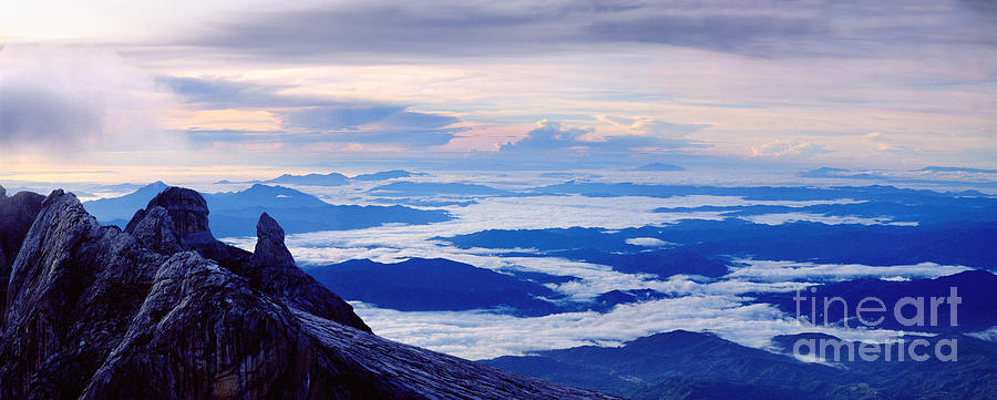 Kinabalu panorama Photograph by Warren Photographic