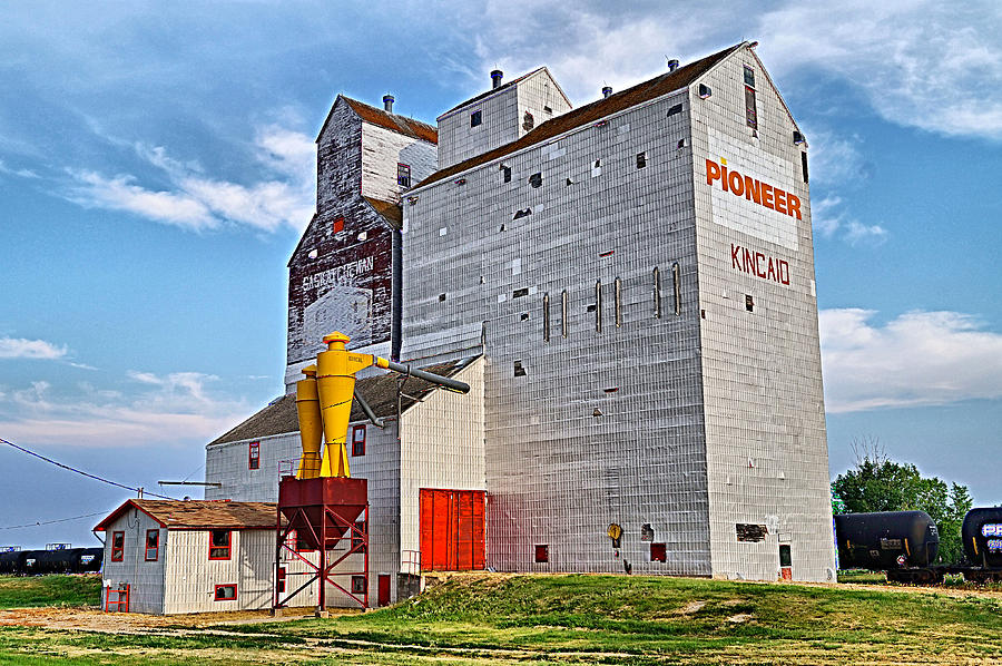 Kincaid Grain Elevator Photograph by Blair Wainman
