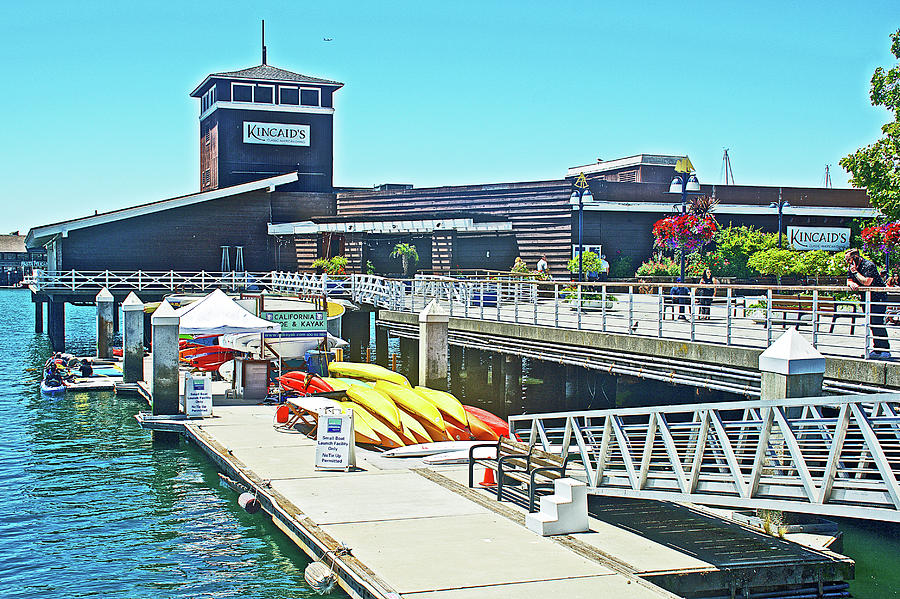 Kincaids Restaurant in Jack London Square in Oakland, California Photograph by Ruth Hager