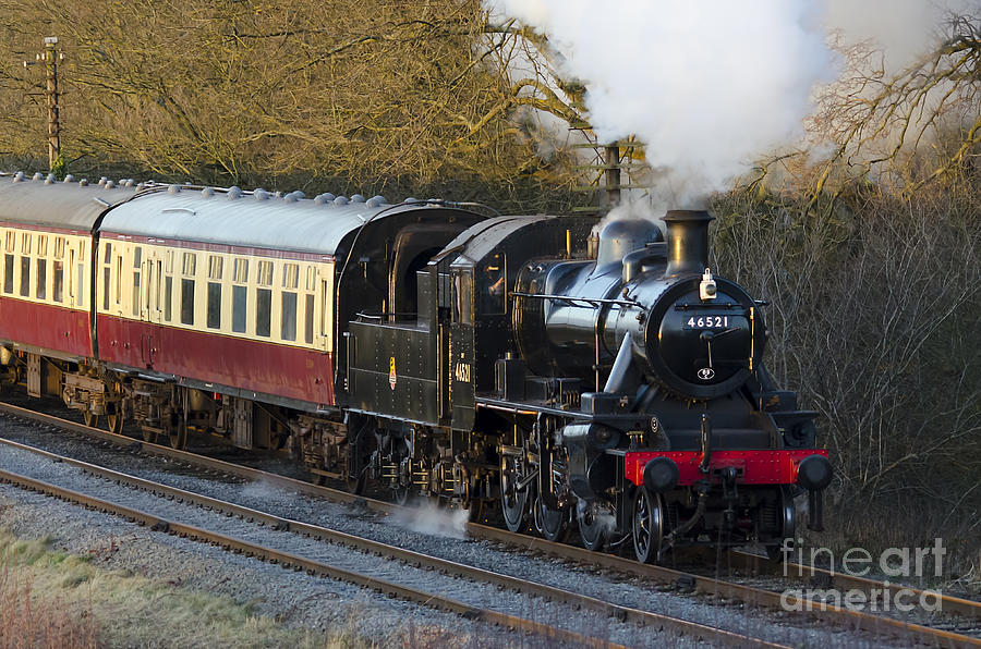 Train Photograph - Kinchley curve by Steev Stamford