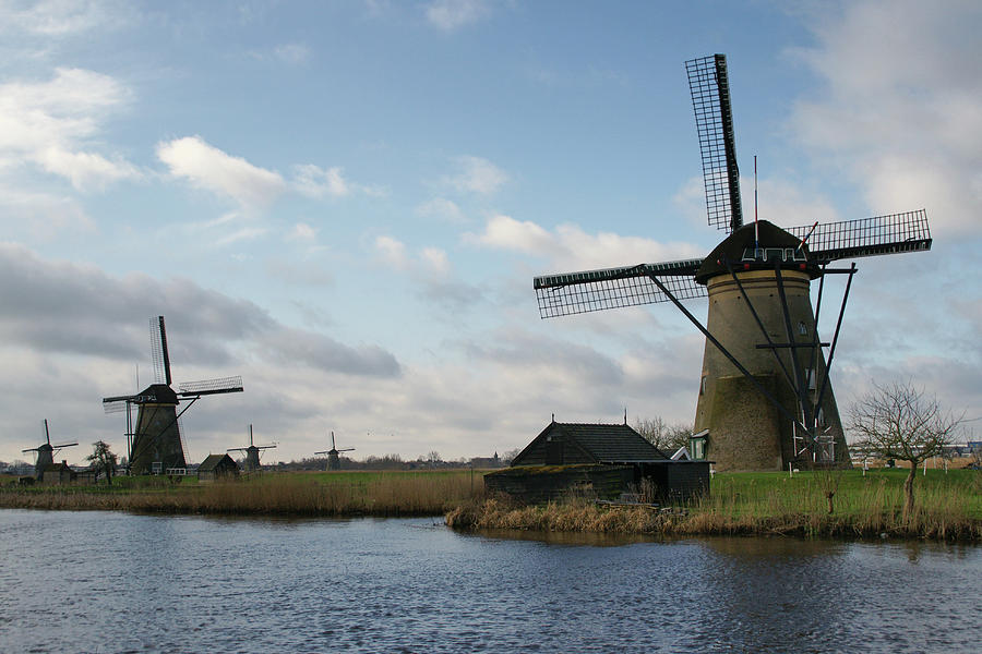 Kinderdijk Windmills Photograph by Brandy Herren