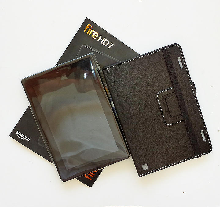 Kindle Fire HD7 and Case Photograph by Rich Franco