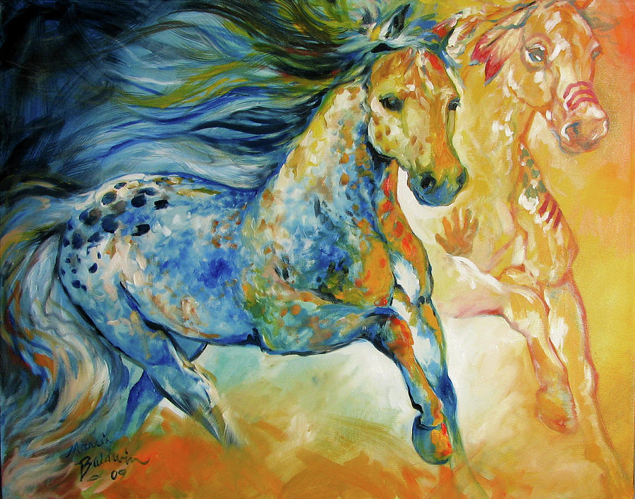 Kindred Spirits  Painting by Marcia Baldwin