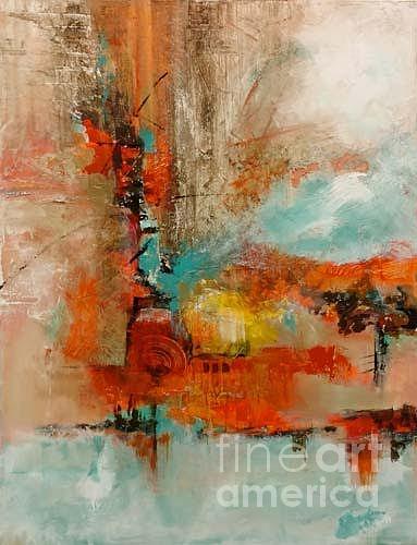 Abstract Mixed Media - Kinetic by Catron Wallace