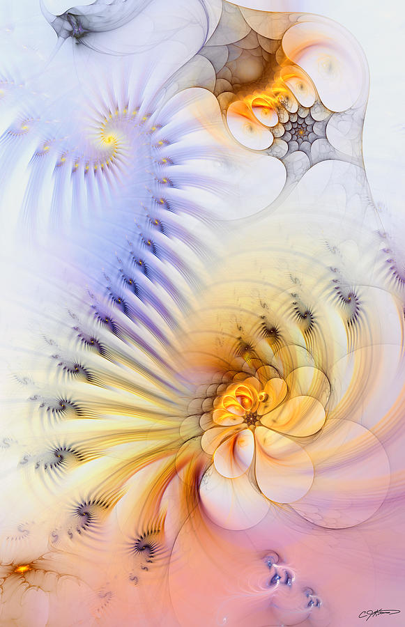 Abstract Digital Art - Kinetic Pantomime by Casey Kotas