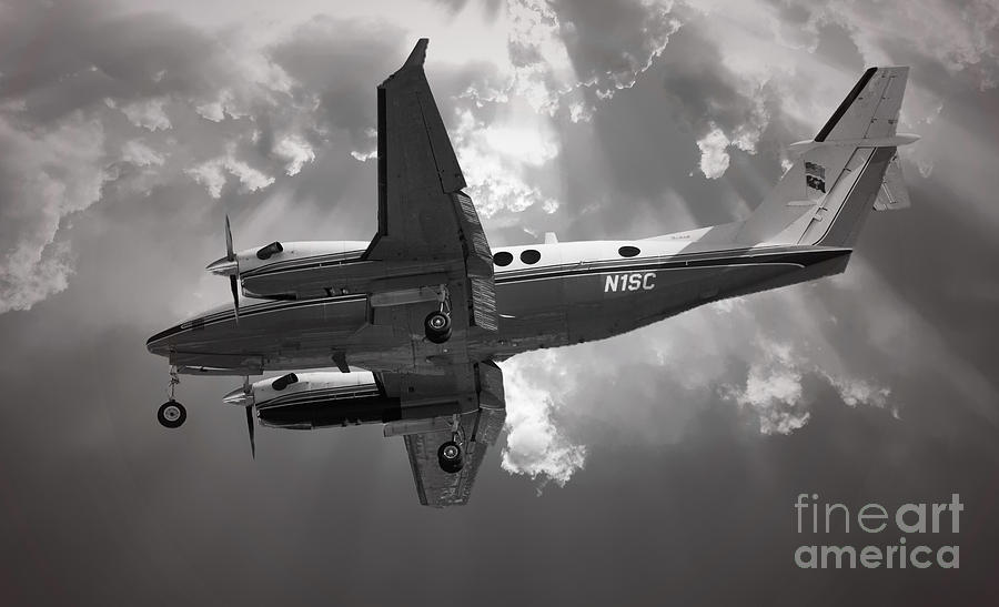 King Air Twin Engine Turbo Prop Photograph