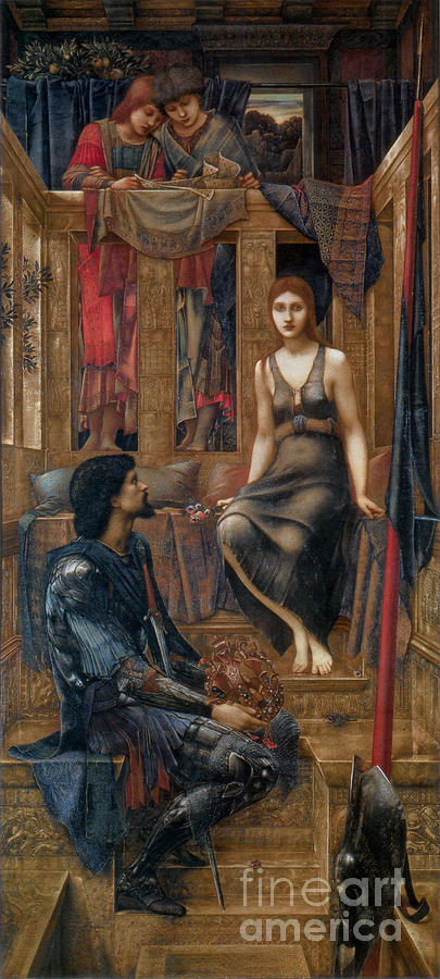 King Cophetua and the Beggar Maid Painting by Celestial Images