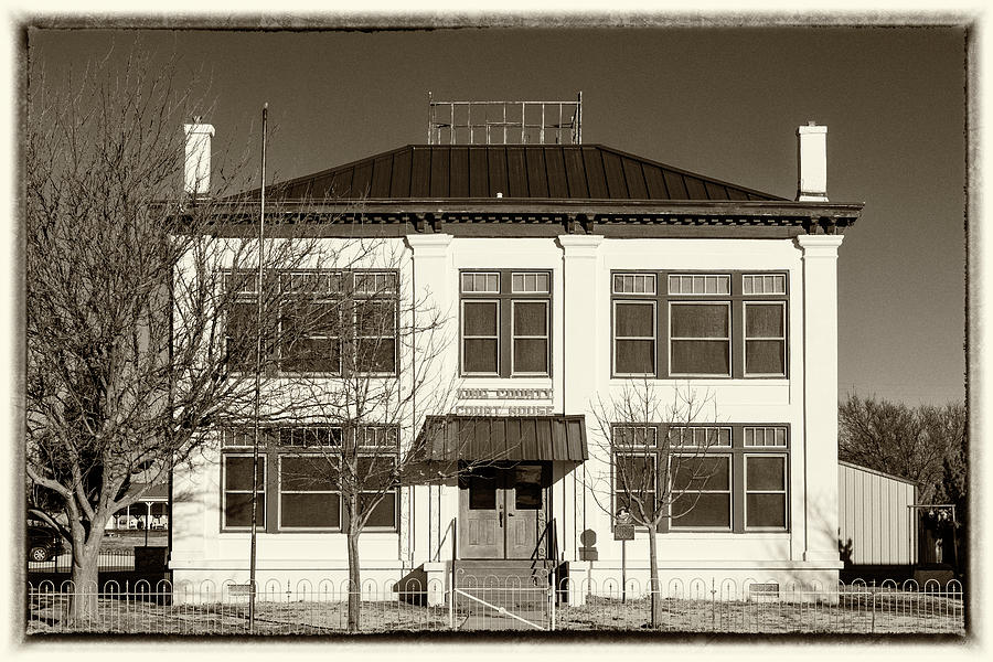 King County TX Courthouse Photograph by Stephen Stookey