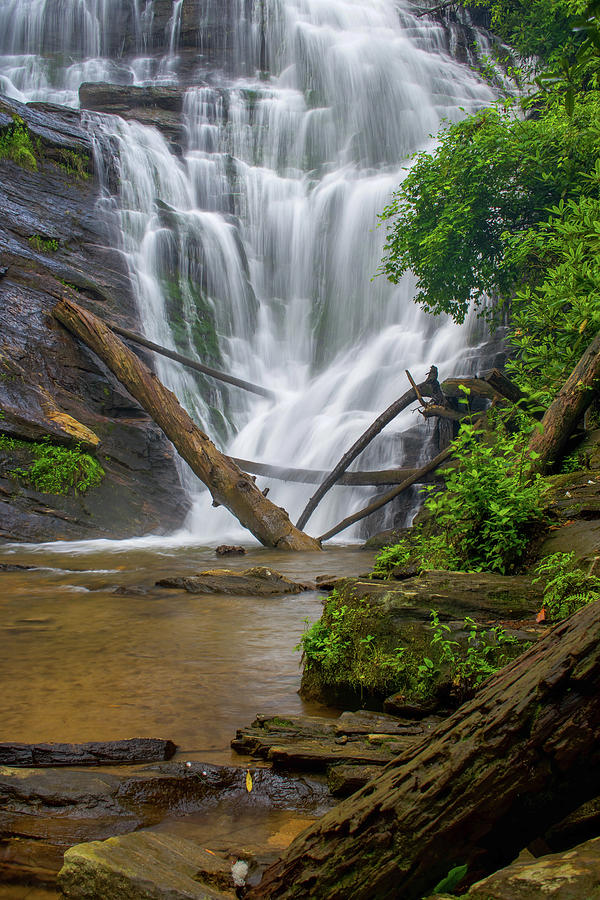 King Creek Falls Photograph by Robert J Wagner