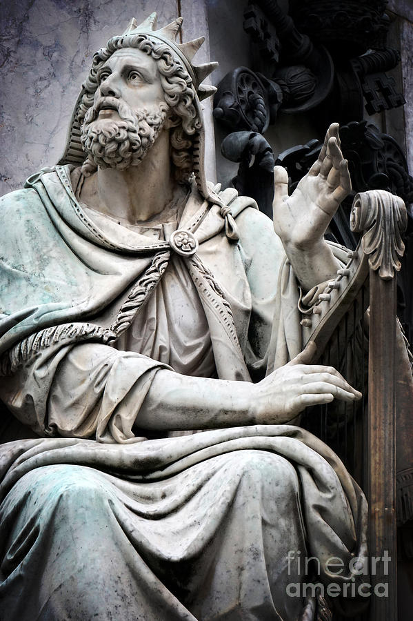King David by Tadolini Photograph by HD Connelly