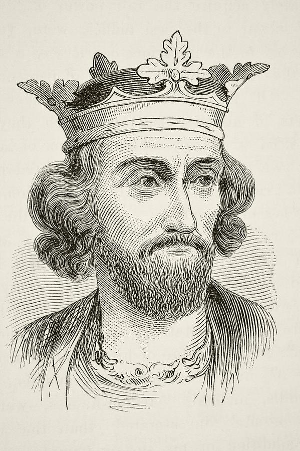 King Edward I Of England 1239 To 1307 Drawing by Vintage Design Pics ...