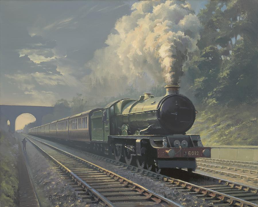 Train Painting - King Edward VI by Richard Picton