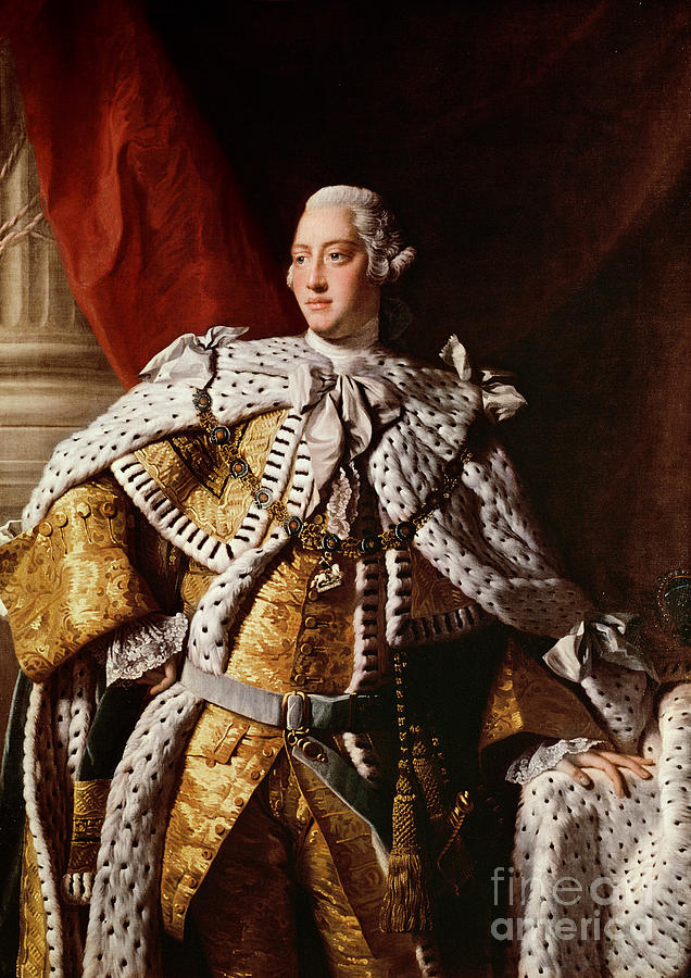 King George III Painting by Allan Ramsay