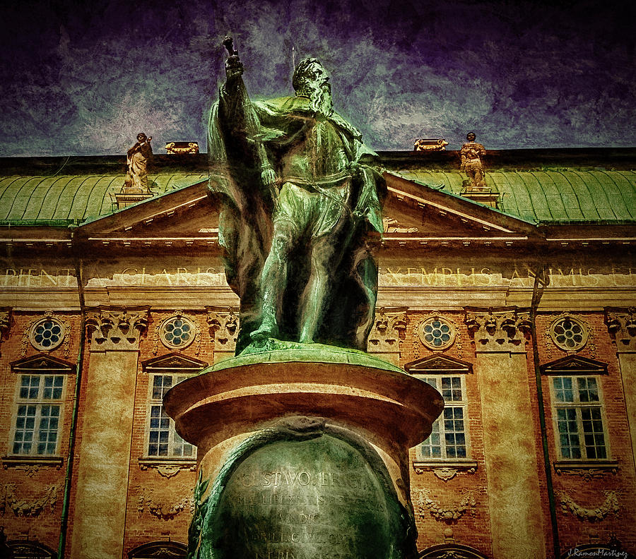 Stockholm Photograph - King Gustav  by Ramon Martinez
