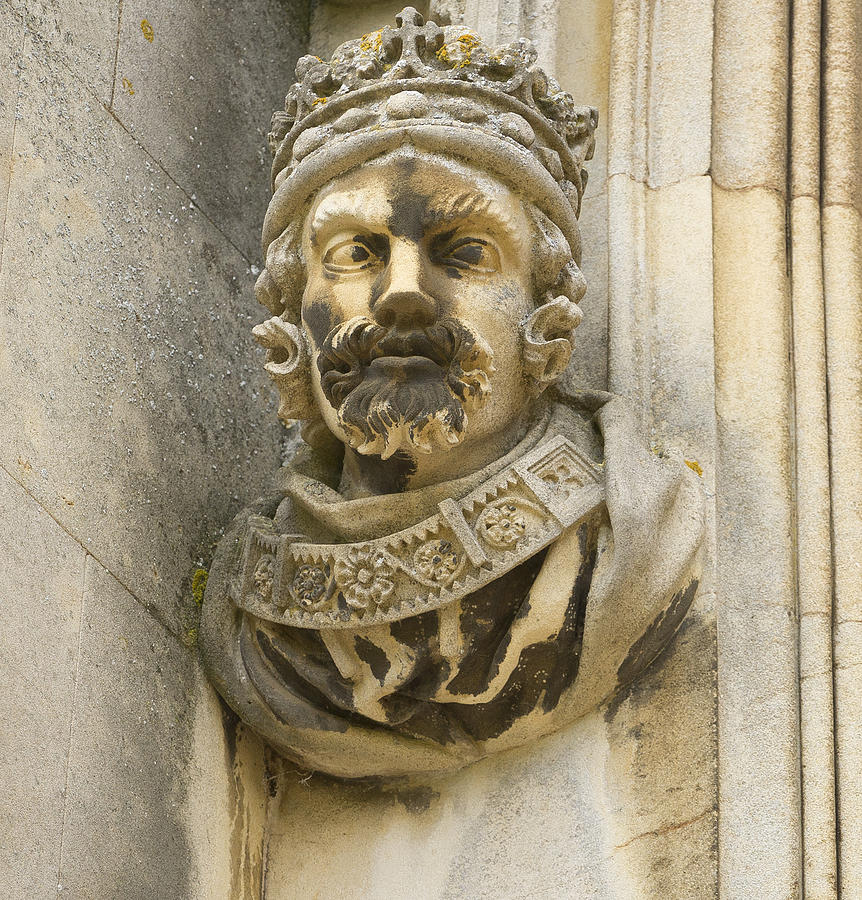 King in stone. Photograph by Elena Perelman