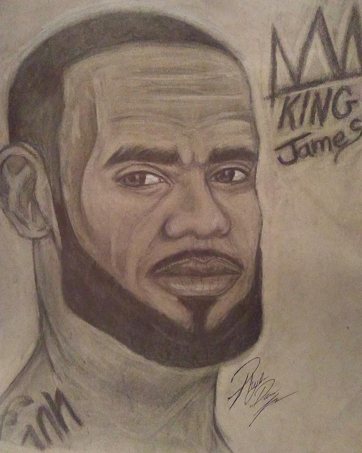 LeBron James if his not considerated The GOAT, Pencil Sketch - Arthub.ai