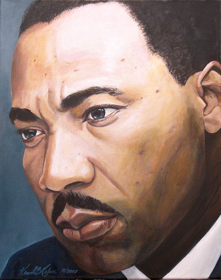 Portrait Painting - King by Kenneth Kelsoe