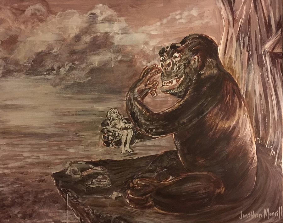 King Kong - Scent Of A Woman Painting by Jonathan Morrill