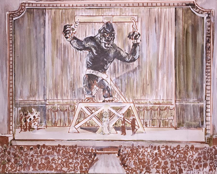 King Kong - The Eighth Wonder Of The World Painting by Jonathan Morrill