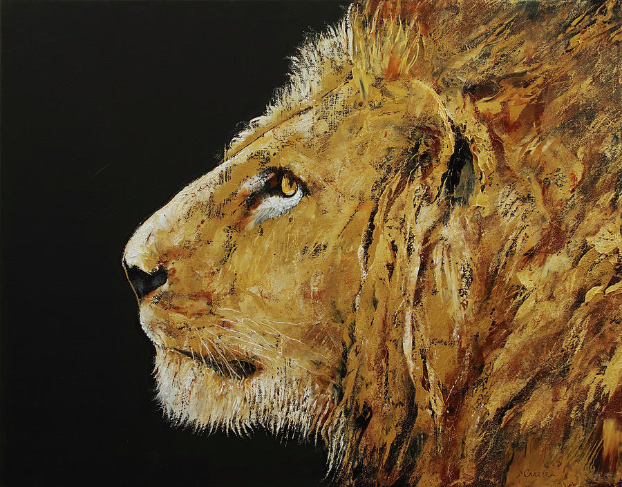 King Painting by Michael Creese