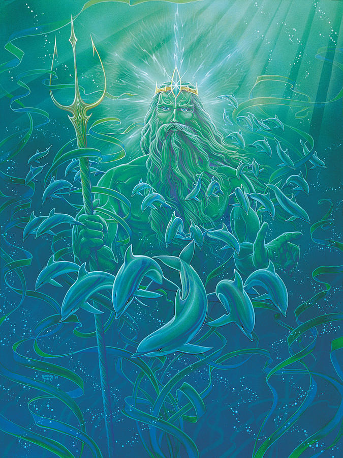 King Neptune Painting