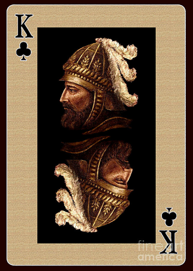 King of Clubs Mixed Media by Arturas Slapsys