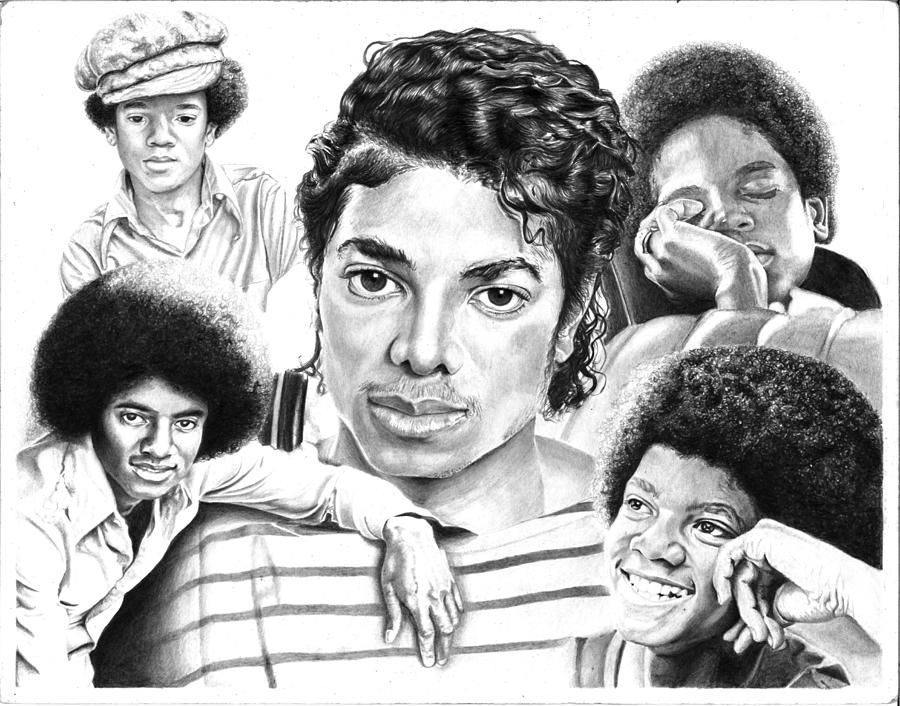 King of Pop Drawing by Derrick Lyons | Pixels