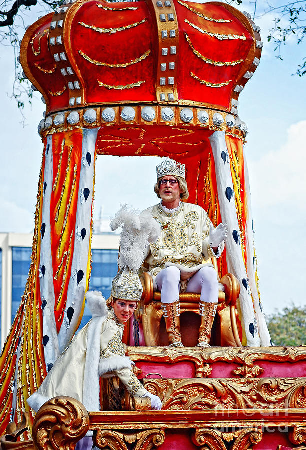 King of Rex and Page - Mardi Gras New Orleans Photograph by Kathleen K Parker