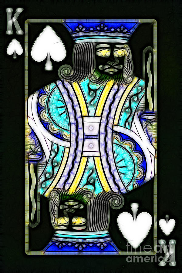 King of Spades - v2 Photograph by Wingsdomain Art and Photography