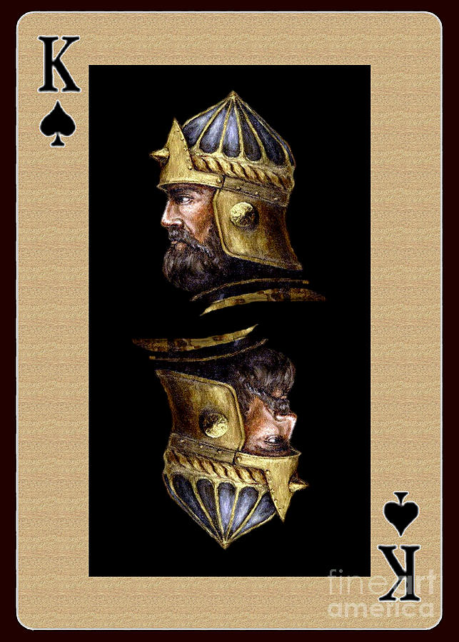 King of Spades Mixed Media by Arturas Slapsys