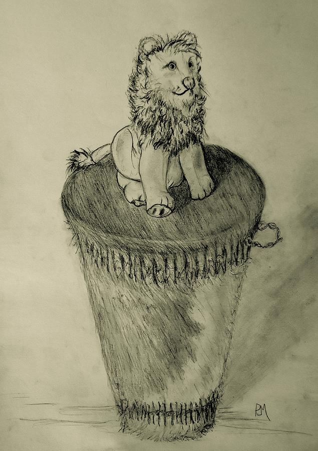 King of the Drum Drawing by Pete Maier