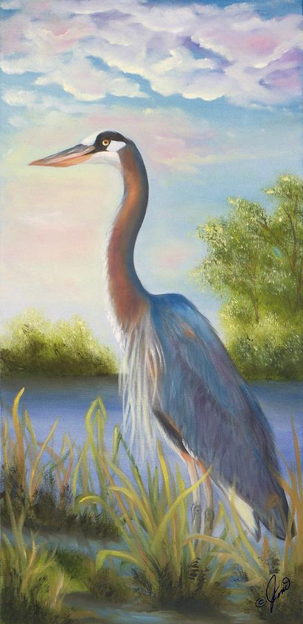 King of the Pond Painting by Joni McPherson