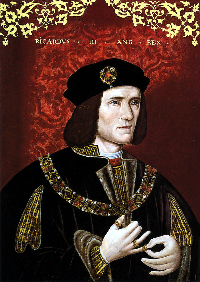 Richard Iii Painting - King Richard III of England by War Is Hell Store